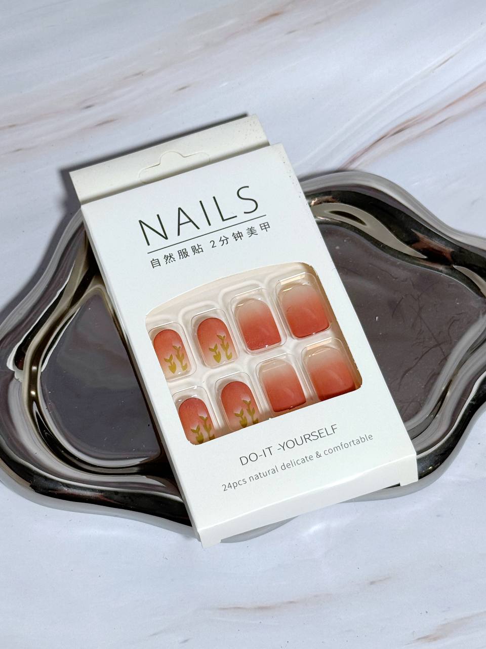 NL1001 DIY Press-On Nails （FREE TOOLS & GLUE）