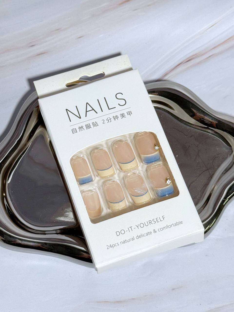 NL1001 DIY Press-On Nails （FREE TOOLS & GLUE）