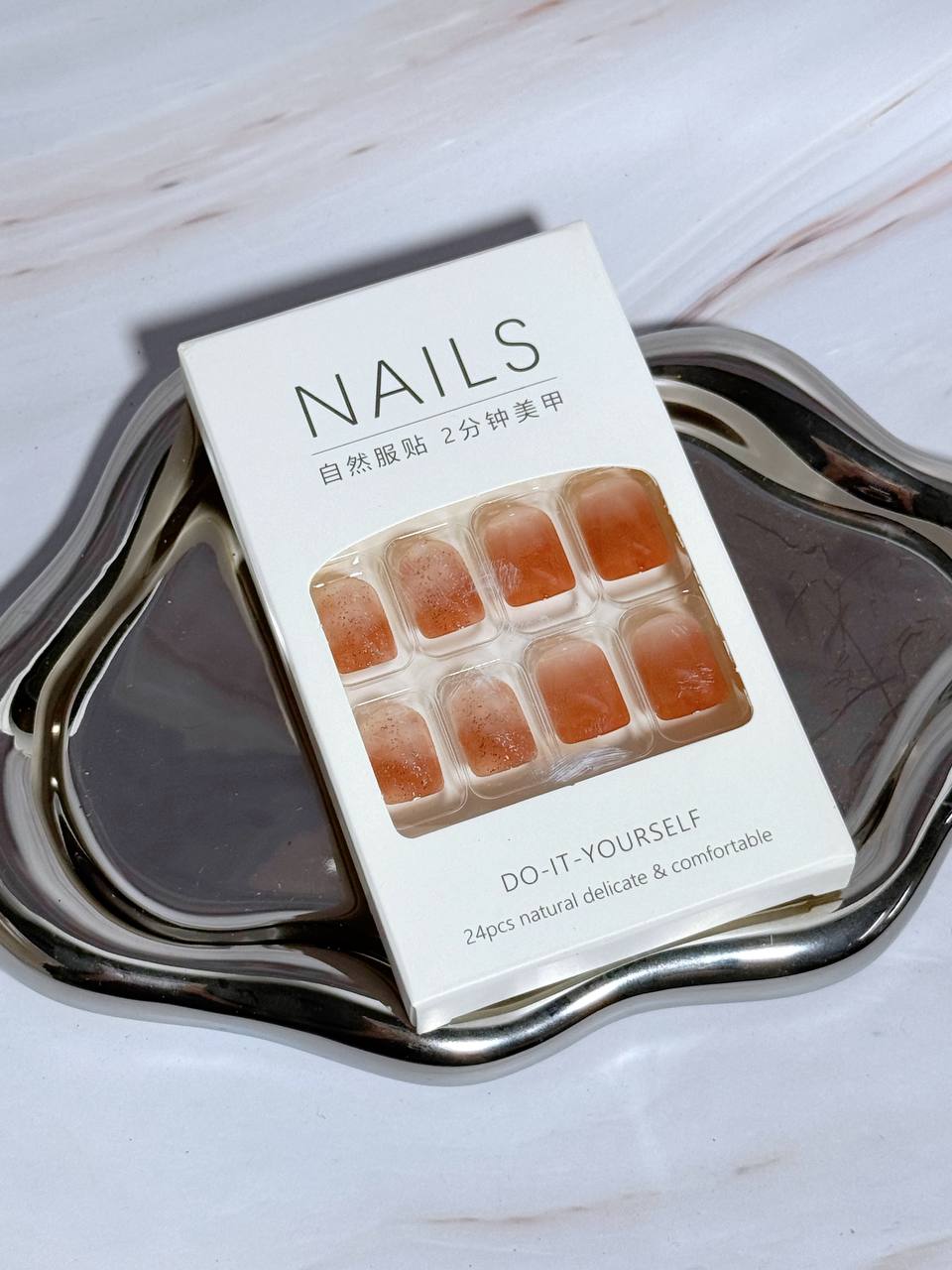 NL1001 DIY Press-On Nails （FREE TOOLS & GLUE）