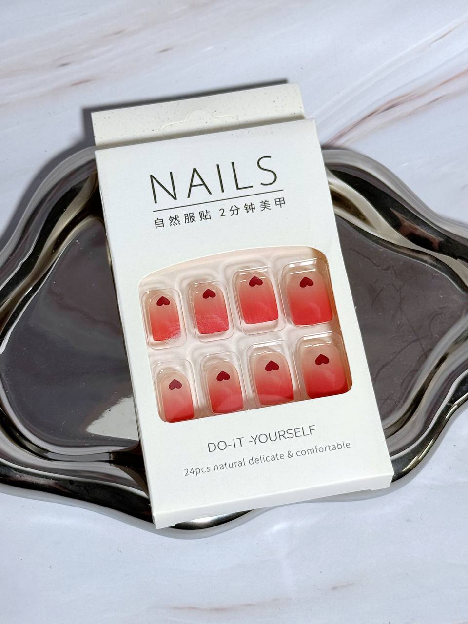 NL1001 DIY Press-On Nails （FREE TOOLS & GLUE）