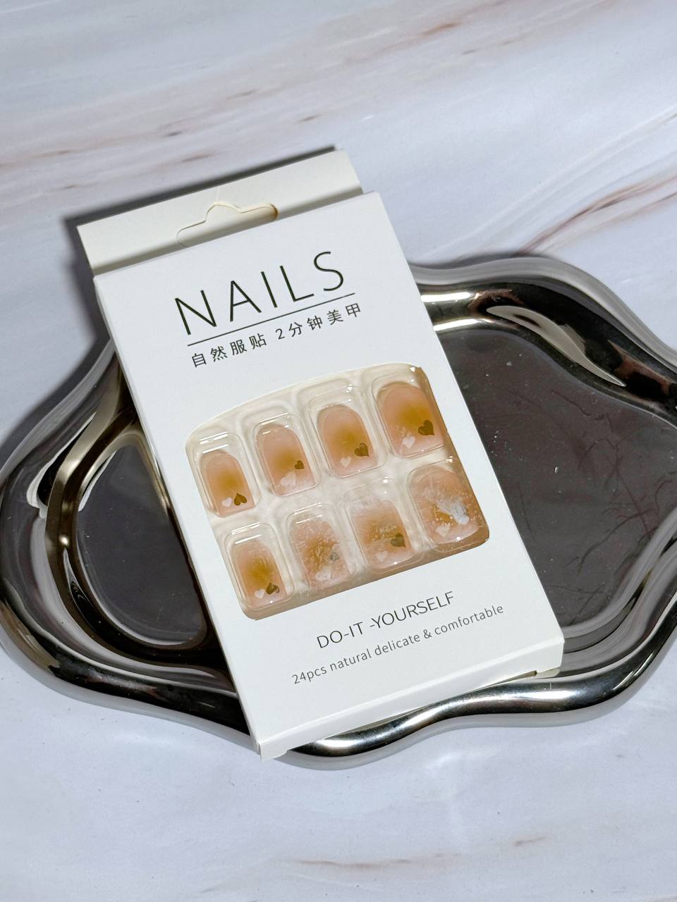 NL1001 DIY Press-On Nails （FREE TOOLS & GLUE）