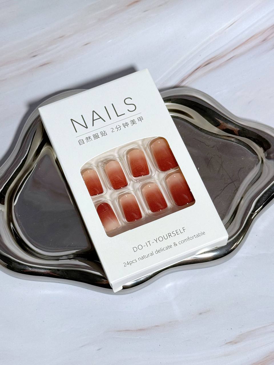 NL1002 DIY Press-On Nails （FREE TOOLS & GLUE）