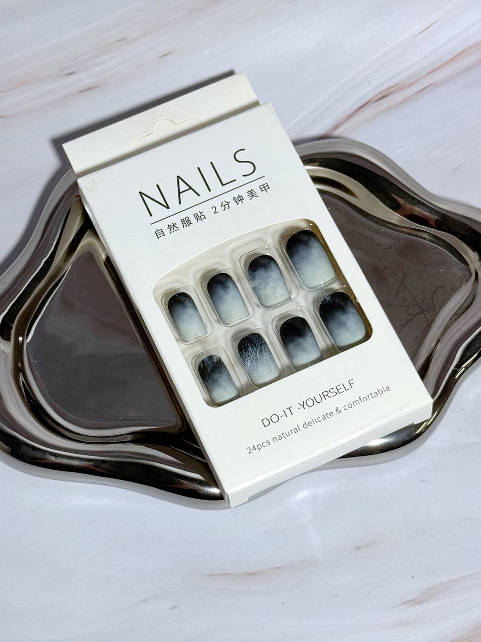 NL1002 DIY Press-On Nails （FREE TOOLS & GLUE）
