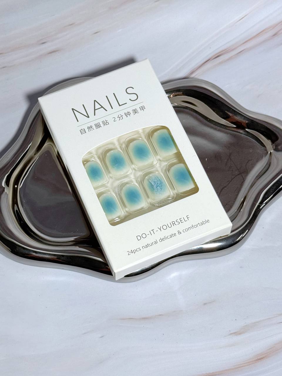 NL1002 DIY Press-On Nails （FREE TOOLS & GLUE）