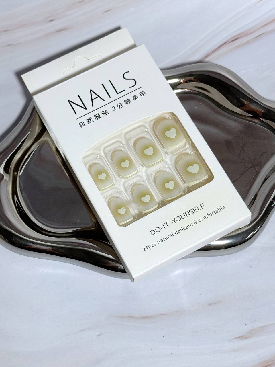 NL1002 DIY Press-On Nails （FREE TOOLS & GLUE）