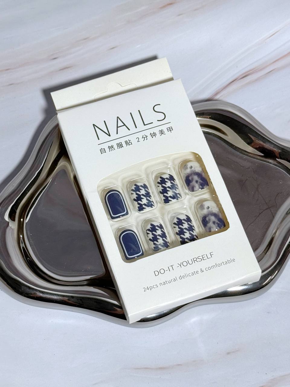 NL1002 DIY Press-On Nails （FREE TOOLS & GLUE）