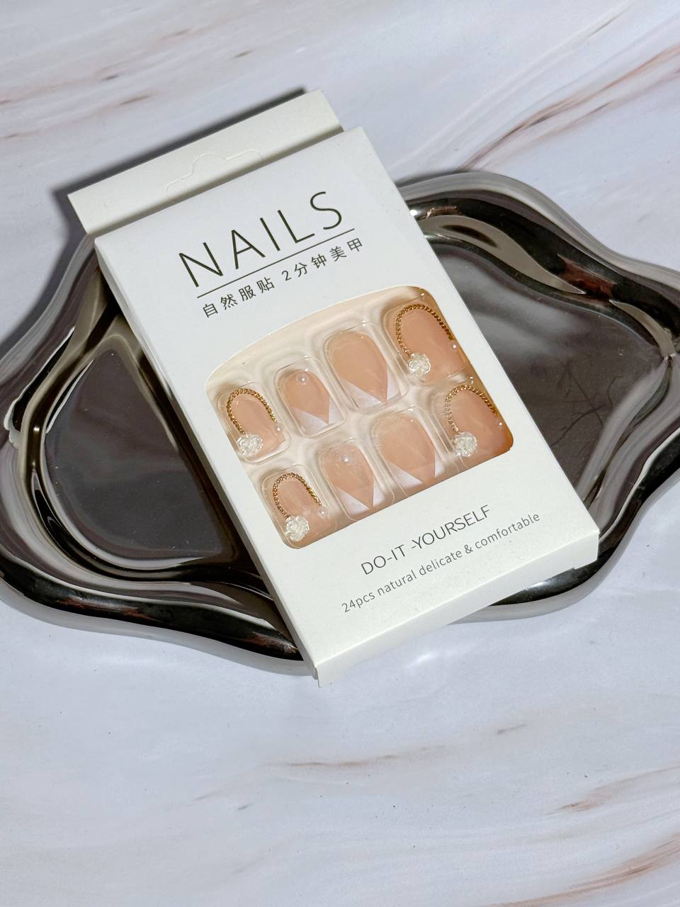 NL1002 DIY Press-On Nails （FREE TOOLS & GLUE）