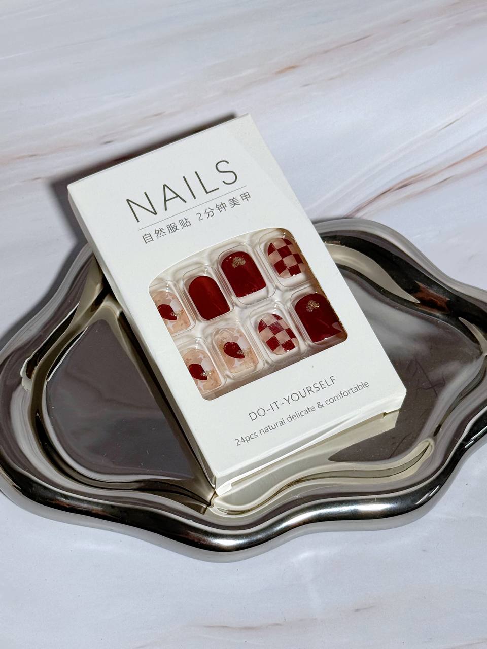 NL1003 DIY Press-On Nails （FREE TOOLS & GLUE）