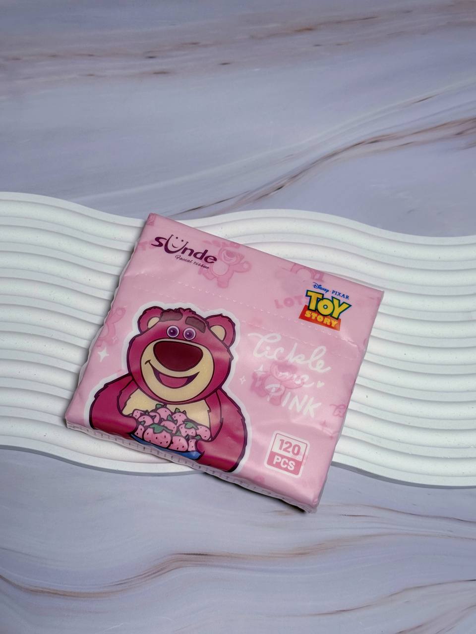 RC1001 Cute Strawberry Bear Soft Tissue Pack ( Random )