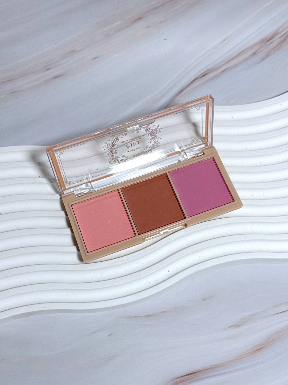 MK1006 3-Color Blush Palette – Natural Face Blush Powder