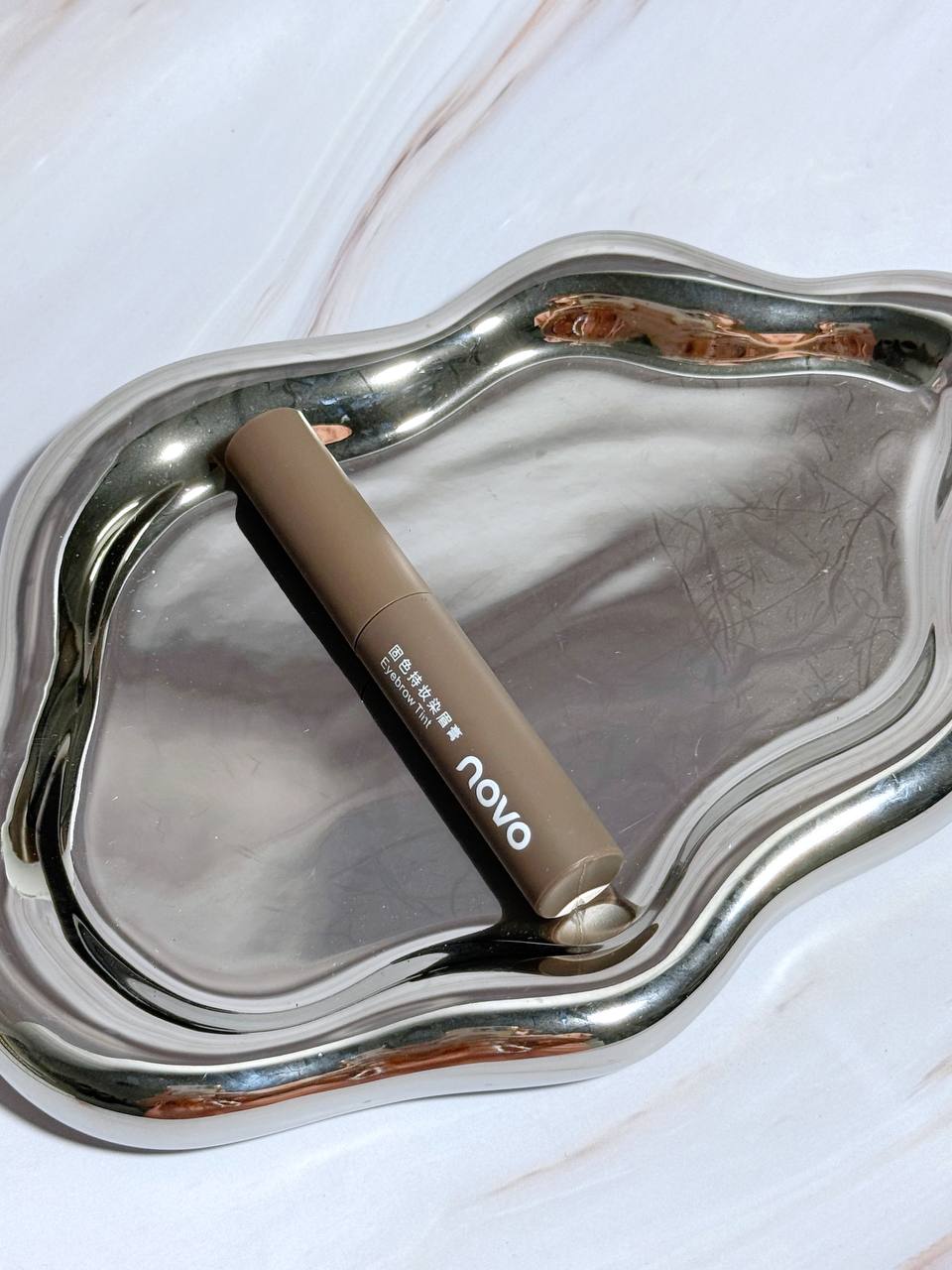 MK1007 Novo Natural Brow Tint Mascara – Waterproof Long-Lasting Eyebrow Gel