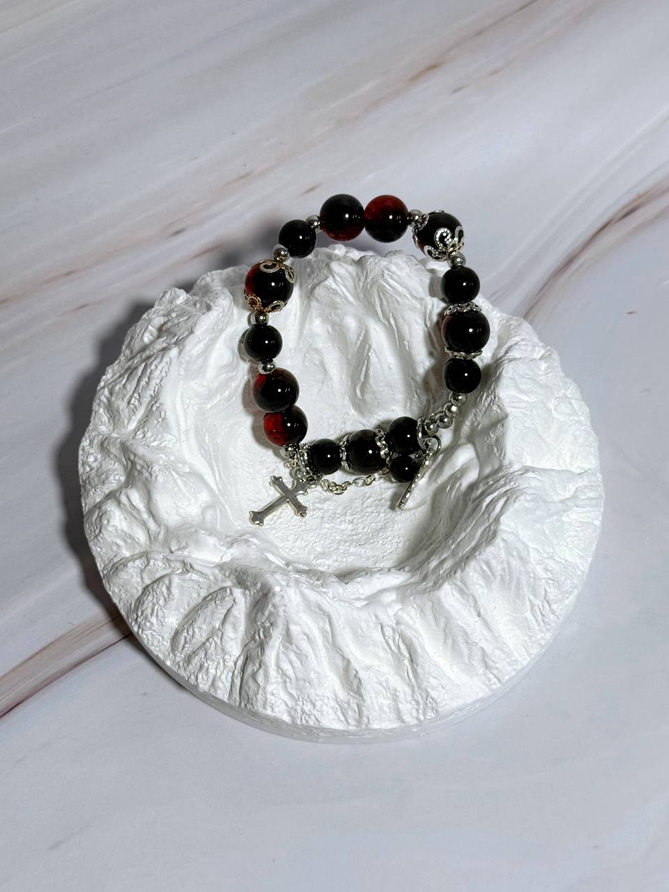 BC1001 Elegant Crystal Glass Beaded Bracelet