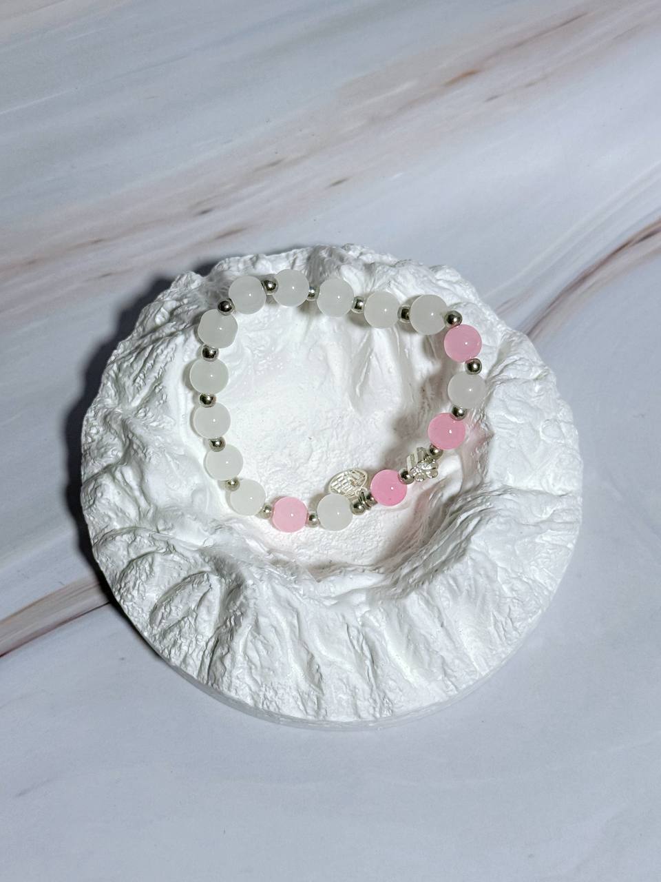 BC1002 Elegant Crystal Glass Beaded Bracelet