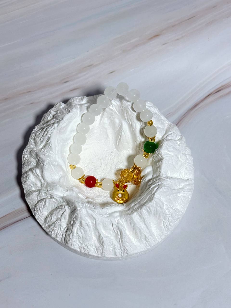 BC1002 Elegant Crystal Glass Beaded Bracelet