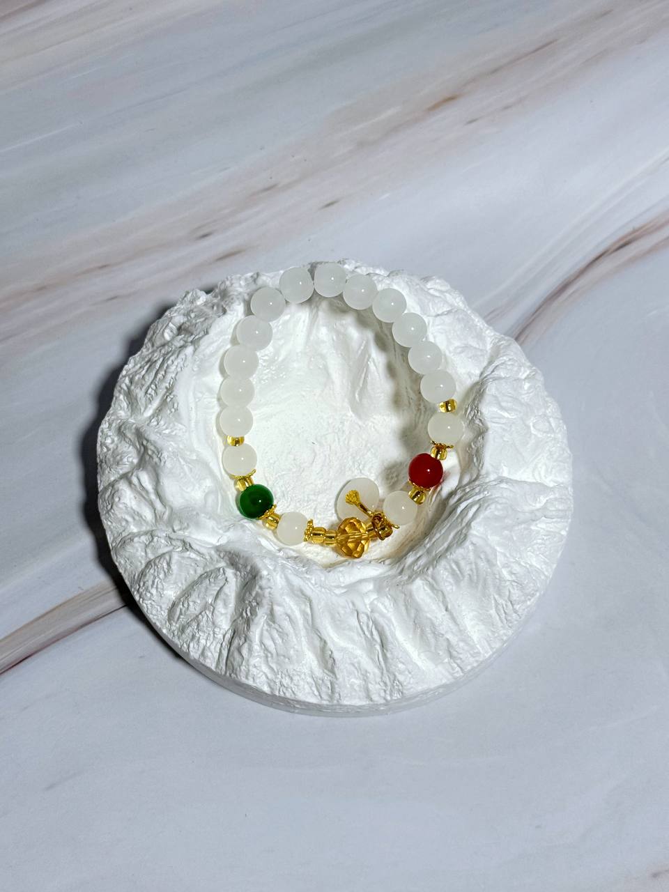 BC1002 Elegant Crystal Glass Beaded Bracelet