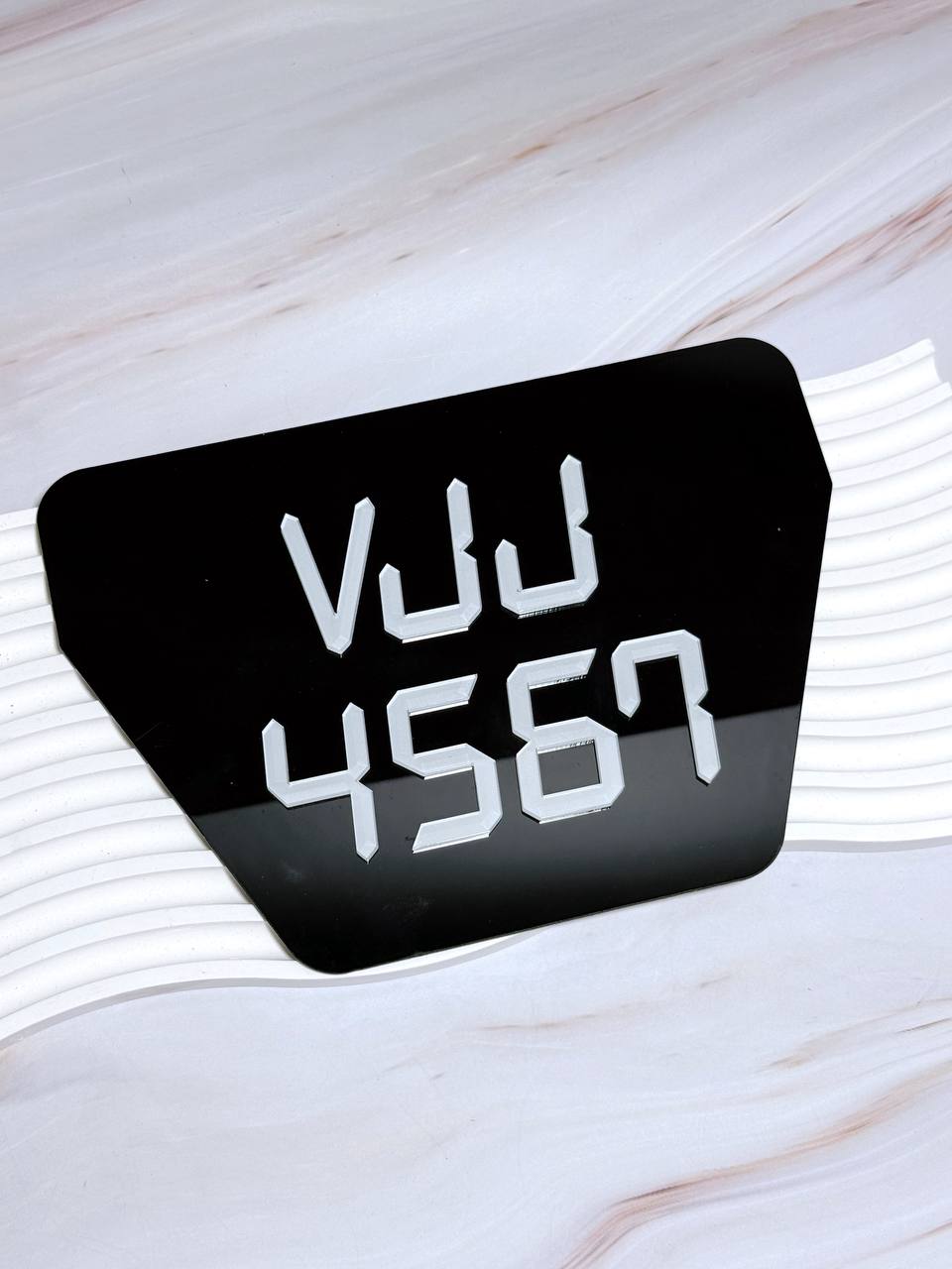 AC1001 Custom Motorcycle Number Plate – Stylish Bike License Plate