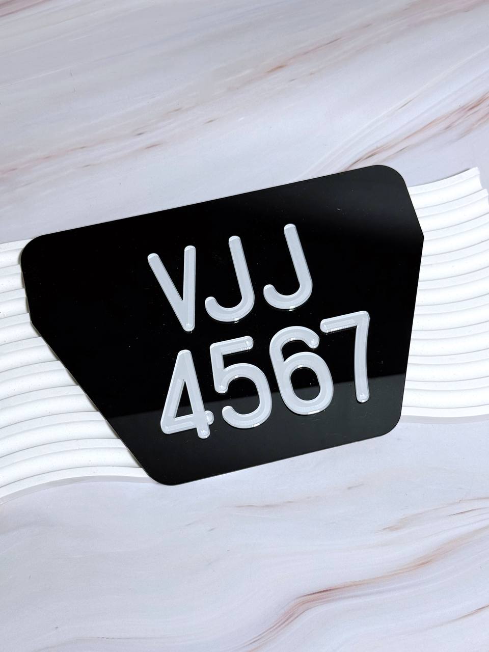 AC1001 Custom Motorcycle Number Plate – Stylish Bike License Plate