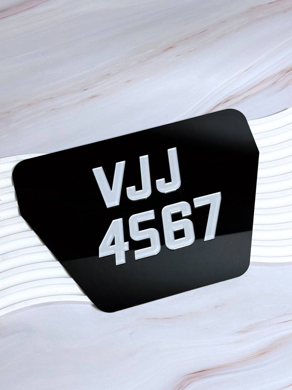 AC1001 Custom Motorcycle Number Plate – Stylish Bike License Plate