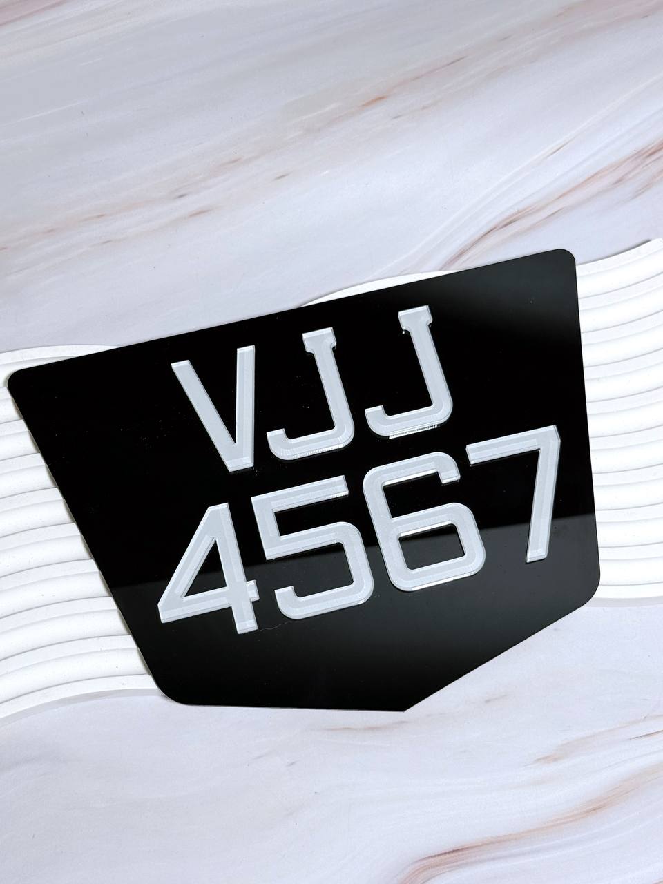 AC1001 Custom Motorcycle Number Plate – Stylish Bike License Plate
