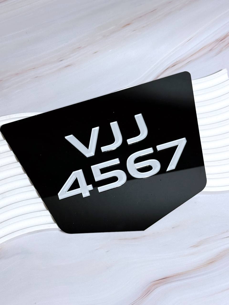 AC1001 Custom Motorcycle Number Plate – Stylish Bike License Plate