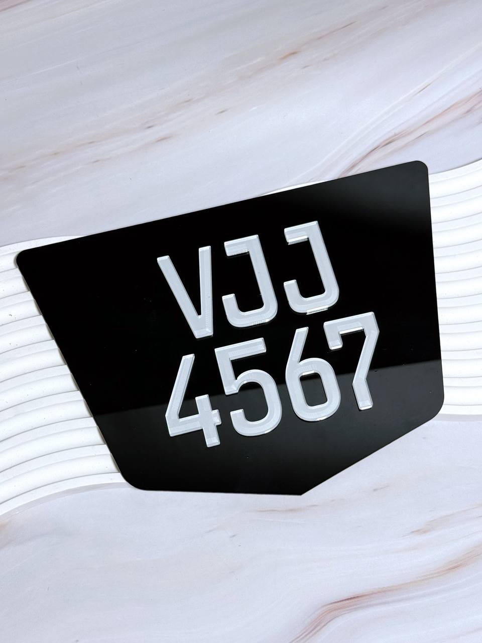 AC1001 Custom Motorcycle Number Plate – Stylish Bike License Plate
