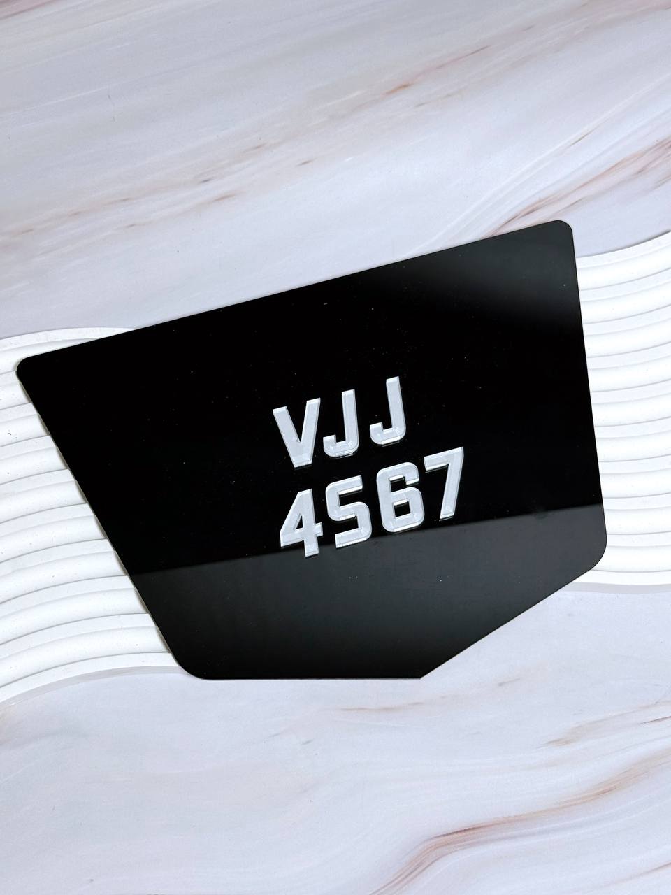 AC1001 Custom Motorcycle Number Plate – Stylish Bike License Plate