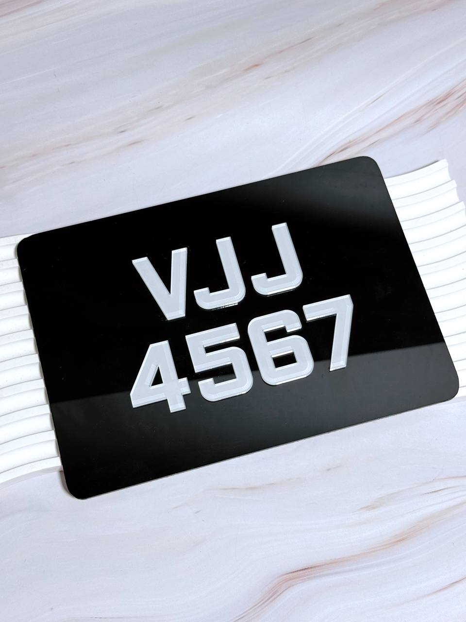 AC1001 Custom Motorcycle Number Plate – Stylish Bike License Plate