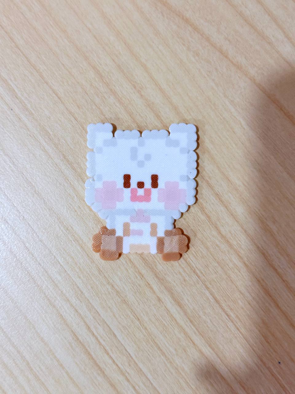 PD1001 Fanmade BT21 pixel bead keychains & fridge magnets ✨