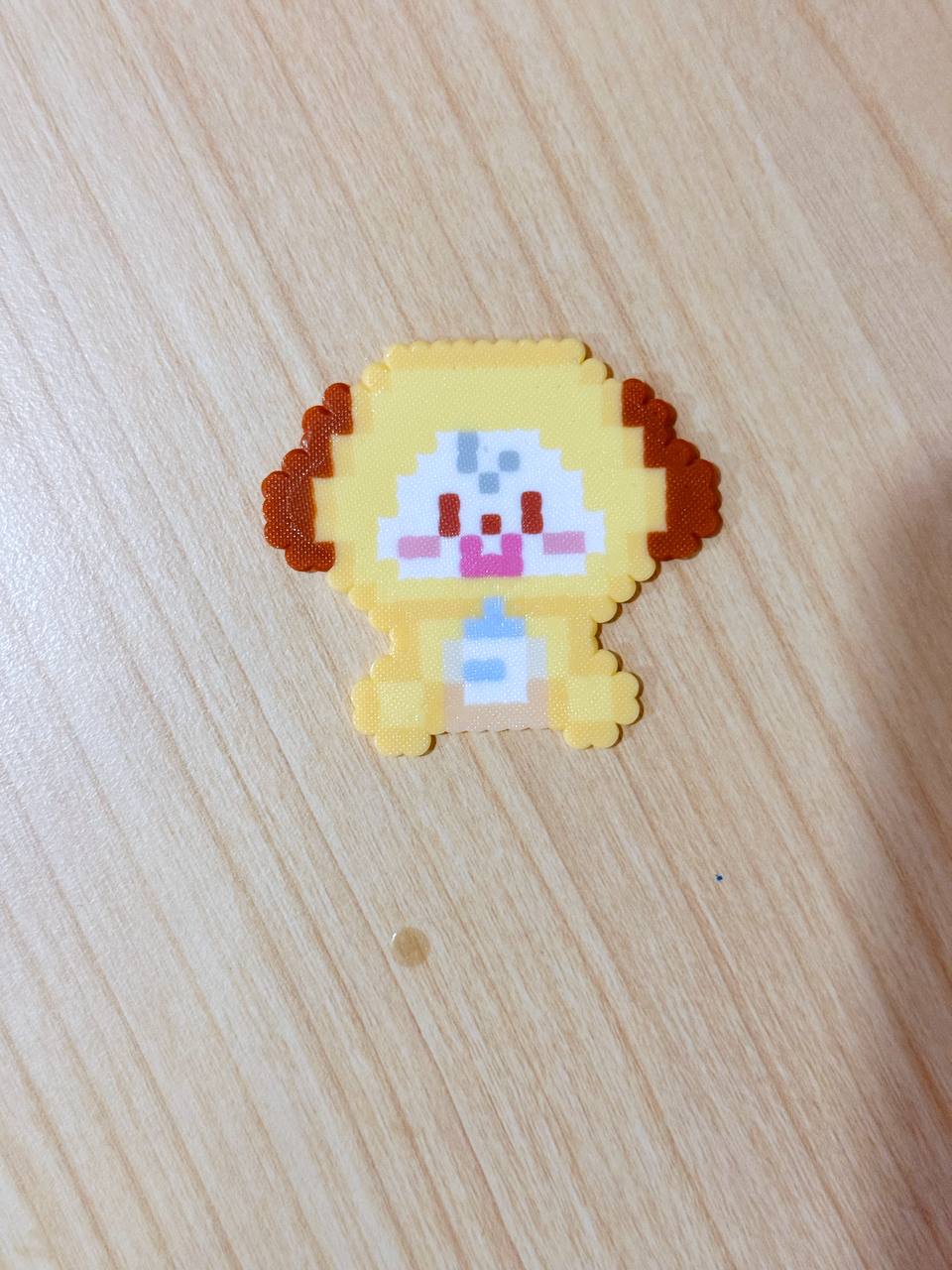 PD1001 Fanmade BT21 pixel bead keychains & fridge magnets ✨