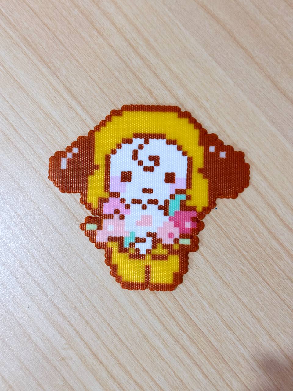 PD1003 Fanmade BT21 pixel bead keychains & fridge magnets ✨