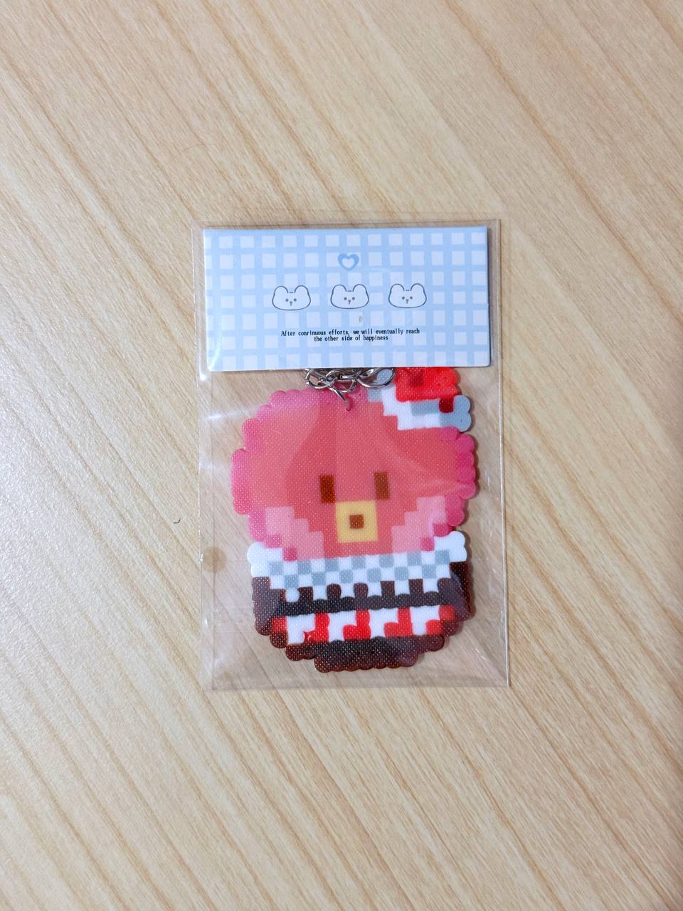 PD1006 Fanmade BT21 pixel bead keychains & fridge magnets ✨